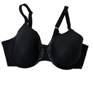 Olga Lace Contour Underwire Bra Black Size 38C